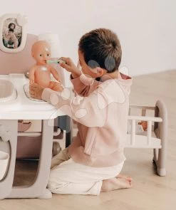 Set Spielhaus Für Die Puppe Large Doll's Play Center Natur D'Amour Baby Nurse Smoby Und Eine Elektronische Küche Mit Einem Bioladen 220376-14 -Spielzeugpuppen Geschäft 220376 m smoby domcek 25