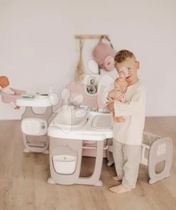 Set Spielhaus Für Die Puppe Large Doll's Play Center Natur D'Amour Baby Nurse Smoby Und Rutschfahrzeug Bobby Car Mit Wagen Und 32 Cm Puppe -Spielzeugpuppen Geschäft 220376 n smoby domcek 6