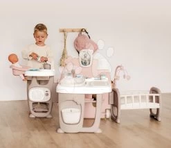 Spielhaus Für Puppe Large Doll's Play Center Natur D'Amour Baby Nurse Smoby Dreiflügeliges Spielhaus Mit 23 Zubehörteilen -Spielzeugpuppen Geschäft 220376 t smoby domcek