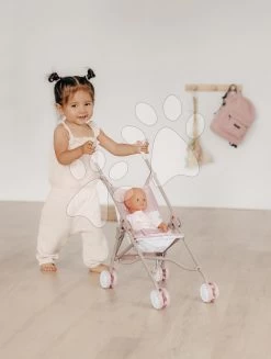 Set Spielhaus Für Die Puppe Large Doll's Play Center Natur D'Amour Baby Nurse Smoby Und Friseursalon – Dreiflügelig Barber Shop Und Zusammenklappbarer Kinderwagen 220376-18 -Spielzeugpuppen Geschäft 220407 c smoby kocik 1