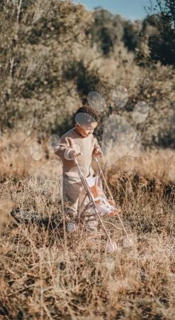 Kinderwagen Zusammenklappbar Foldable Pushchair Natur D'Amour Baby Nurse Smoby Für Eine 42 Cm Große Puppe, Griffhöhe 58 Cm Ab 24 Monaten SM220407 -Spielzeugpuppen Geschäft 220407 h smoby kocik