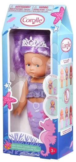 Meerjungfrau-Puppe Naya Mini Mermaid Corolle Mit Blauen Augen Und Lila Haaren 20 Cm CO240070 -Spielzeugpuppen Geschäft 240070 p corolle babika