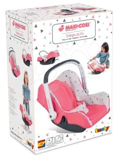 Autositz Trio Pastel Maxi Cosi & Quinny Smoby Für Puppe Rosa Dreieckig 32*35*47 Cm -Spielzeugpuppen Geschäft 240228 e smoby autosedacka 1