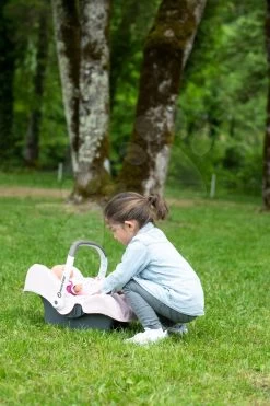 Autositz Powder Pink Maxi Cosi & Quinny Smoby Für 42 Cm Puppe Mit Stauraum Und Sicherheitsgurt -Spielzeugpuppen Geschäft 240233 e smoby autosedacka