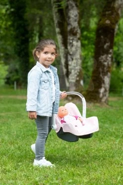 Autositz Powder Pink Maxi Cosi & Quinny Smoby Für 42 Cm Puppe Mit Stauraum Und Sicherheitsgurt -Spielzeugpuppen Geschäft 240233 f smoby autosedacka 1