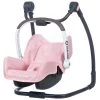 Esszimmerstuhl Mit Autositz Und Schaukel Powder Pink Maxi Cosi & Quinny Smoby Dreifachkombination Mit Sicherheitsgurt -Spielzeugpuppen Geschäft 240235 d smoby 3kombinacia 3