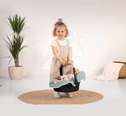 Autositz Mit Stauraum Maxi Cosi Seat Sage Smoby Und Ein Sicherheitsgurt Für Eine 42 Cm Große Puppe, Oliv SM240238