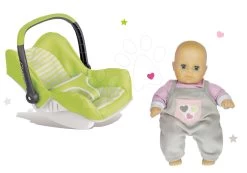 Autositz-Set Maxi Cosi & Quinny Smoby Grün Und Puppe Als GESCHENK
