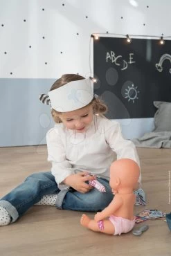 Set Spielhaus Für Die Puppe Large Doll's Play Center Natur D'Amour Baby Nurse Smoby Und Ein Kinderwagen -Dreierkombination Maxi Cosi Und Medizinisches Köfferchen 220376-8 -Spielzeugpuppen Geschäft 240301 r smoby kufrik