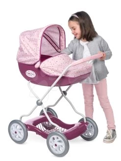 Violette Baby Nurse Large Doll's Play Center Smoby Und Puppenwagen Deep Big Violette Für 42 Cm Puppe -Spielzeugpuppen Geschäft 250403 b smoby kocik 1