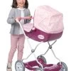 Puppenwagen Tief Groß Violette Baby Nurse Smoby Für 42 Cm Puppe Griffhöhe 77 Cm