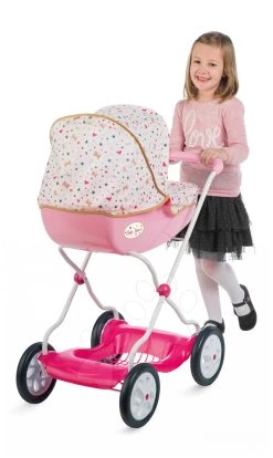 Puppenspielzentrum Violette Baby Nurse Large Doll's Play Center Smoby Und Puppenwagen Tief Landau Baby Nurse Gold Edition -Spielzeugpuppen Geschäft 250423 b smoby kocik pre babiku