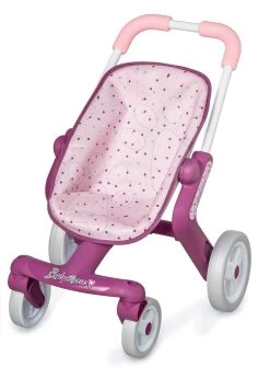 Minikiss Smoby Puppenset Mit 27 Cm Kleid Und Einem Wiegen-Esszimmerstuhl Mit Baldachin Und Einem Puppenwagen -Spielzeugpuppen Geschäft 251203 a smoby kocik 1
