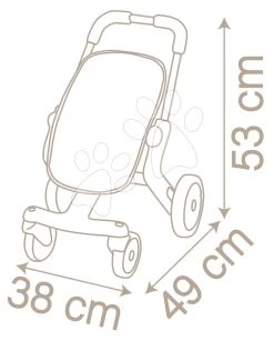 Sportwagen Mit Textilbezug Pop Pushchair Natur D'Amour Baby Nurse Smoby Mit Schwenkrädern Für Eine 42 Cm Große Puppe, Griffhöhe 54 Cm Ab 18 Monaten SM251218 16 Sportwagen Mit Textilbezug Pop Pushchair Natur D'Amour Baby Nurse Smoby Mit Schwenkrädern Für Eine 42 Cm Große Puppe, Griffhöhe 54 Cm Ab 18 Monaten SM251218 -Spielzeugpuppen Geschäft 251218 e smoby kocik