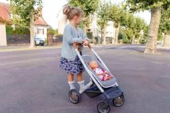 Set Puppenwagen Tief Und Sportlich DeLuxe Pastell Maxi Cosi & Quinny Grey 3in1 Smoby Und Mit Violette Baby Nurse Puppe -Spielzeugpuppen Geschäft 253104 g smoby kocik 21