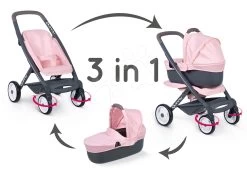 Set Kinderwagen Dreierkombination Powder Pink 3in1 Maxi Cosi & Quinny Smoby Mit Kinderbett Und Badewanne -Spielzeugpuppen Geschäft 253117 a smoby kocik