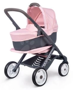 Set Puppenwagen Dreierkombination Powder Pink 3in1 Maxi Cosi&Quinny Smoby Und Eine Corolle-Puppe Mit Einem Kinderbett -Spielzeugpuppen Geschäft 253117 b smoby kocik 9