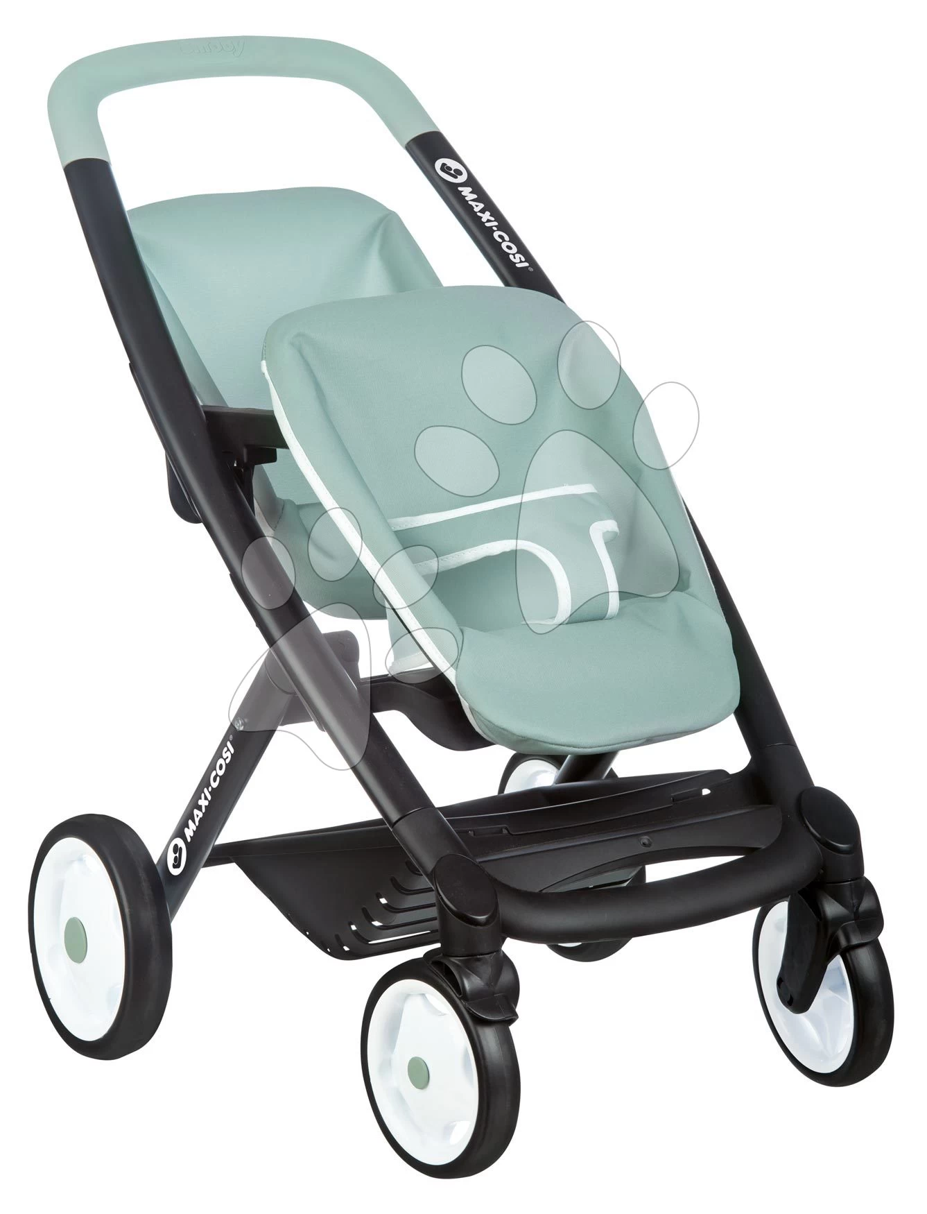 Puppenwagen Für Zwillinge Mit Verstellbaren Sitzen Maxi Cosi Twin Pushchair Sage Smoby Für Eine 42 Cm Puppe, Griffhöhe 65 Cm Oliv 5 Puppenwagen Für Zwillinge Mit Verstellbaren Sitzen Maxi Cosi Twin Pushchair Sage Smoby Für Eine 42 Cm Puppe, Griffhöhe 65 Cm Oliv – Bild 3