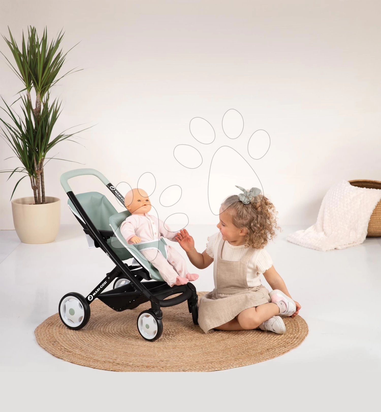 Puppenwagen Für Zwillinge Mit Verstellbaren Sitzen Maxi Cosi Twin Pushchair Sage Smoby Für Eine 42 Cm Puppe, Griffhöhe 65 Cm Oliv 3 Puppenwagen Für Zwillinge Mit Verstellbaren Sitzen Maxi Cosi Twin Pushchair Sage Smoby Für Eine 42 Cm Puppe, Griffhöhe 65 Cm Oliv