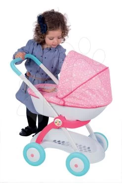 Set Tiefer Puppenwagen Für 42 Cm Prinzessinnen Disney Smoby Puppe Und Mit Einer Puppe In Einem Kleid -Spielzeugpuppen Geschäft 254102 c smoby kocik 1