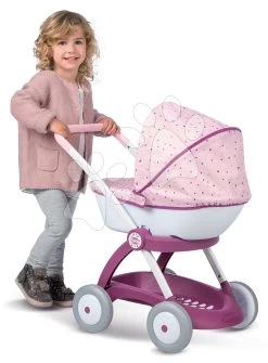 Set Badewanne Mit Fließendem Wasser Elektronisch Violette Baby Nurse Smoby Mit Tiefem Puppenwagen -Spielzeugpuppen Geschäft 254103 d smoby kocik 4