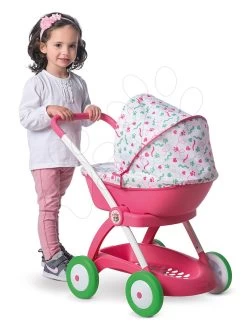 Puppenwagen Tief 44 Cats Smoby Für 32-42 Cm Puppe Griffhöhe 58 Cm Ab 18 Monaten