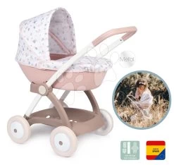 Set Spielhaus Für Die Puppe Large Doll's Play Center Natur D'Amour Baby Nurse Smoby Und Ein Kinderwagen Mit Einer 32 Cm Großen Puppe 220376-1 -Spielzeugpuppen Geschäft 254118 d smoby kocik 1