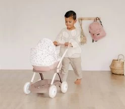 Kinderwagen Mit Textilbezug Pram Natur D'Amour Baby Nurse Smoby Für Eine 42 Cm Große Puppe, Griffhöhe 58 Cm Ab 18 Monaten SM254118 -Spielzeugpuppen Geschäft 254118 f smoby kocik