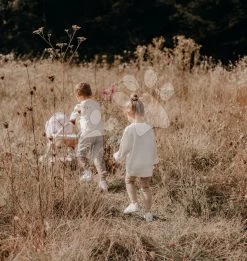 Kinderwagen Mit Textilbezug Pram Natur D'Amour Baby Nurse Smoby Für Eine 42 Cm Große Puppe, Griffhöhe 58 Cm Ab 18 Monaten SM254118 -Spielzeugpuppen Geschäft 254118 n smoby kocik