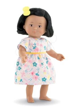 Puppe Mit Blümchen Capucine Florolle Ma Premiere Poupée Corolle Mit Braunen Augen 32 Cm Dunkles Haar Ab 18 Monate -Spielzeugpuppen Geschäft 260020 e corolle babika