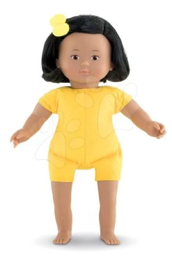 Puppe Mit Blümchen Capucine Florolle Ma Premiere Poupée Corolle Mit Braunen Augen 32 Cm Dunkles Haar Ab 18 Monate -Spielzeugpuppen Geschäft 260020 f corolle babika