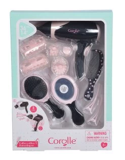 Haartrockner Hairstyling Set Les Trendies Corolle Für Puppen Mit 14 Zubehörteilen Elektronisch Ab 3 Jahren -Spielzeugpuppen Geschäft 310020 m corolle doplnky