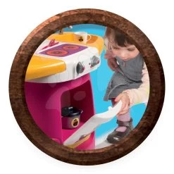 SMOBY Baby Nurse Gold Edition Puppenwickelwagen-Set Mit Kinderbett, Puppe 32 Cm Und Küche Mascha Und Der Bär Ab 18 Monaten -Spielzeugpuppen Geschäft 310710 e smoby kuchynka