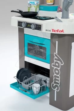 SMOBY Baby Nurse Gold Edition Puppenwickelwagen-Set Mit Kinderbett, Puppe 32 Cm Und Küche Tefal Studio BBQ Ab 18 Monaten -Spielzeugpuppen Geschäft 311043 d smoby kuchynka