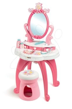 Puppenhaus-Set Violette Baby Nurse Large Doll's Play Center Smoby Und Kosmetiktisch Princess 2in1 Mit Stuhl -Spielzeugpuppen Geschäft 320222 a smoby kozmeticky stolik