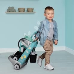 Set Spielhaus Für Die Puppe Large Doll's Play Center Natur D'Amour Baby Nurse Smoby Und Ein Reinigungswagen Mit Bügelbrett Und Bügeleisen 220376-11 -Spielzeugpuppen Geschäft 330316 f smoby upratovaci vozik