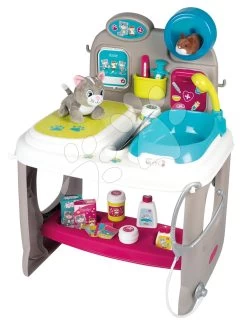 Set Spielhaus Für Die Puppe Large Doll's Play Center Natur D'Amour Baby Nurse Smoby Und Eine Tierklinik Mit Tieren Und Einer 32-cm-Puppe 220376-25 -Spielzeugpuppen Geschäft 340404 a smoby ordinacia