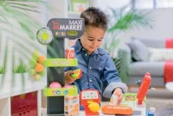 Set Spielhaus Für Die Puppe Large Doll's Play Center Natur D'Amour Baby Nurse Smoby Und Der Elektronikladen Maxi Market Mit Einem Medizinischen Wagen -Spielzeugpuppen Geschäft 350215 l smoby maximarket