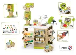 Set Spielhaus Für Die Puppe Large Doll's Play Center Natur D'Amour Baby Nurse Smoby Und Eine Elektronische Küche Mit Einem Bioladen 220376-14 -Spielzeugpuppen Geschäft 350233 e smoby obchod