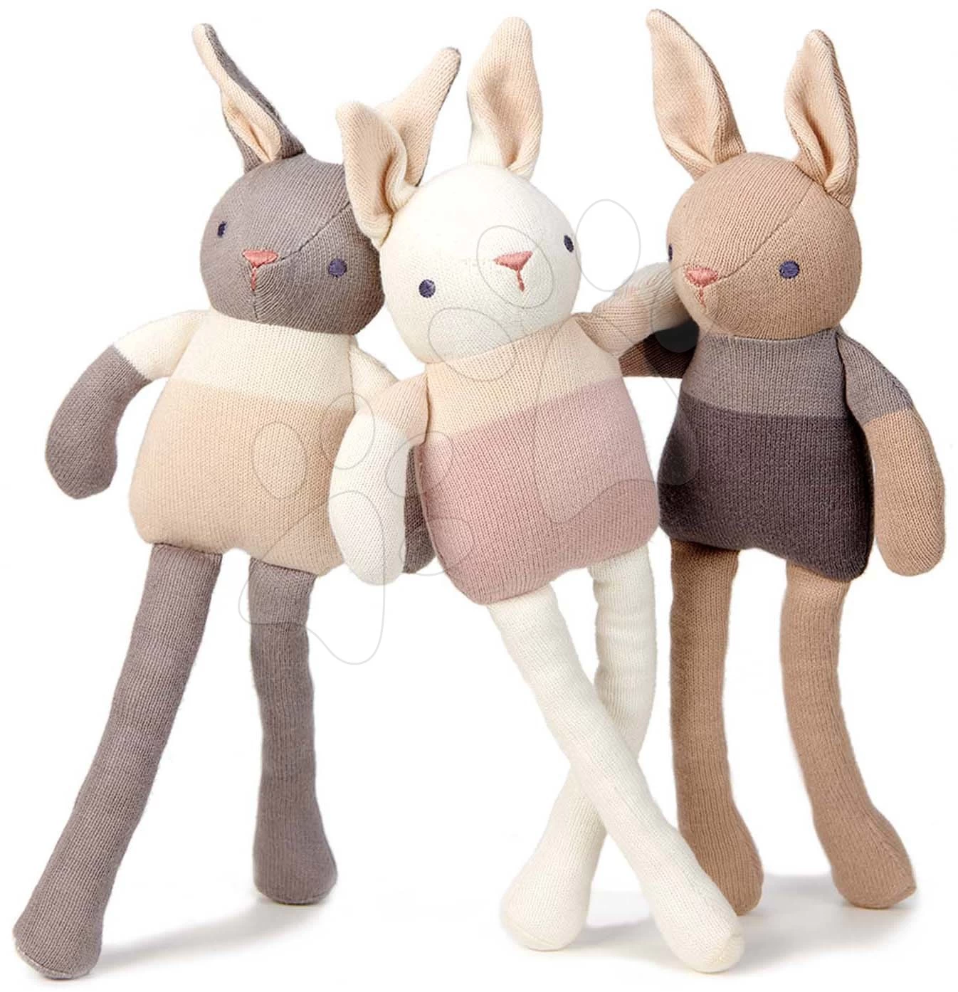 Strickpuppe Hase Baby Threads Taupe Bunny ThreadBear 35 Cm Braun Aus Feiner Weicher Baumwolle Ab 0 Monaten 5 Strickpuppe Hase Baby Threads Taupe Bunny ThreadBear 35 Cm Braun Aus Feiner Weicher Baumwolle Ab 0 Monaten – Bild 3