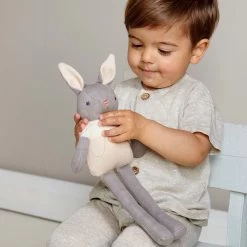 Strickpuppe Hase Baby Threads Grey Bunny ThreadBear 35 Cm Grau Aus Feiner Weicher Baumwolle Ab 0 Monaten -Spielzeugpuppen Geschäft 4070 e threadbear babika
