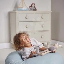 Strickpuppe Hase Baby Threads Grey Bunny ThreadBear 35 Cm Grau Aus Feiner Weicher Baumwolle Ab 0 Monaten -Spielzeugpuppen Geschäft 4070 f threadbear babika