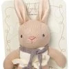 Strickpuppe Hase Baby Threads Taupe Bunny Rattle ThreadBear 22 Cm Braun Aus Feiner Weicher Baumwolle Ab 0 Monaten -Spielzeugpuppen Geschäft 4073 a threadbear zajac 1