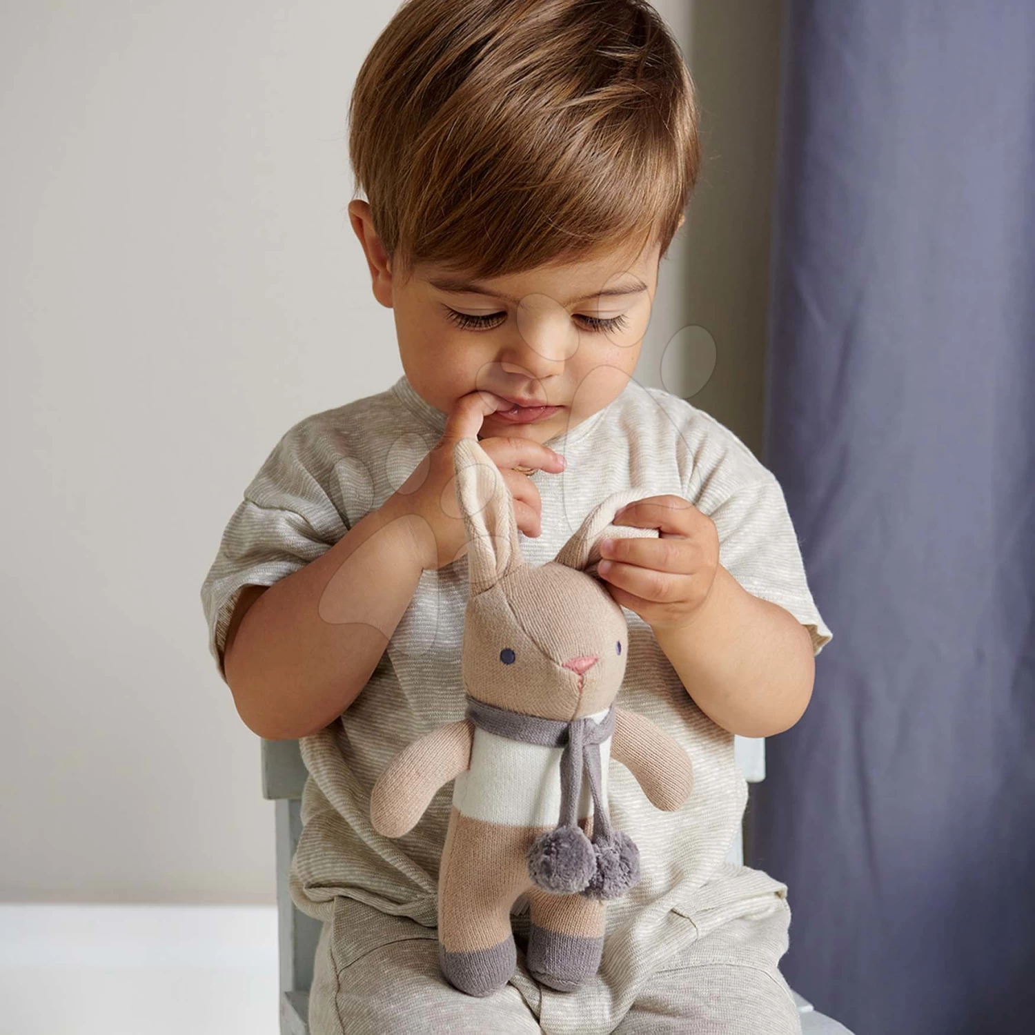 Puppen Gestrickte Hasen Baby Threads Taupe Bunny Gift Set ThreadBear Braun Aus Feiner Weicher Baumwolle In Geschenkverpackung Ab 0 Monaten 10 Puppen Gestrickte Hasen Baby Threads Taupe Bunny Gift Set ThreadBear Braun Aus Feiner Weicher Baumwolle In Geschenkverpackung Ab 0 Monaten – Bild 8
