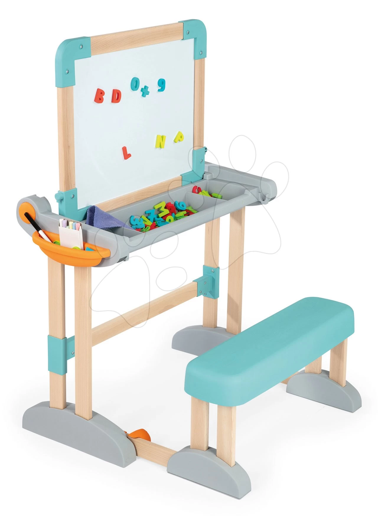 Puppenhaus-Set Violette Baby Nurse Large Doll's Play Center Smoby Und Holzbank Modulo Space Doppelseitig 6 Puppenhaus-Set Violette Baby Nurse Large Doll's Play Center Smoby Und Holzbank Modulo Space Doppelseitig – Bild 4