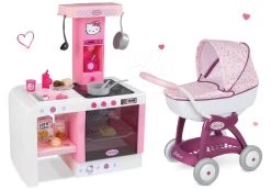 Set Puppenwagen Mascha Und Bär Smoby Und Küche Hello Kitty Cheftronic Mit Sounds Ab 18 Monaten -Spielzeugpuppen Geschäft 523134set 4 smoby set 2