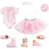 Puppe Valentine Ballerina Set Corolle Girls Mit Langen Blonden Haaren Und Mit Einem Hund 28 Cm 7 Zubehör Ab 4 Jahren CO600010