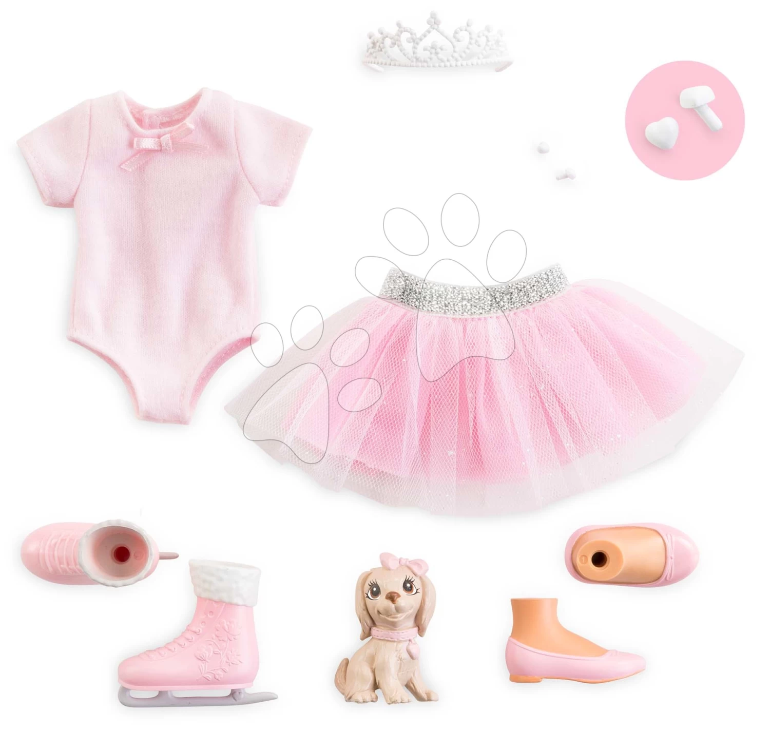 Puppe Valentine Ballerina Set Corolle Girls Mit Langen Blonden Haaren Und Mit Einem Hund 28 Cm 7 Zubehör Ab 4 Jahren CO600010 3 Puppe Valentine Ballerina Set Corolle Girls Mit Langen Blonden Haaren Und Mit Einem Hund 28 Cm 7 Zubehör Ab 4 Jahren CO600010