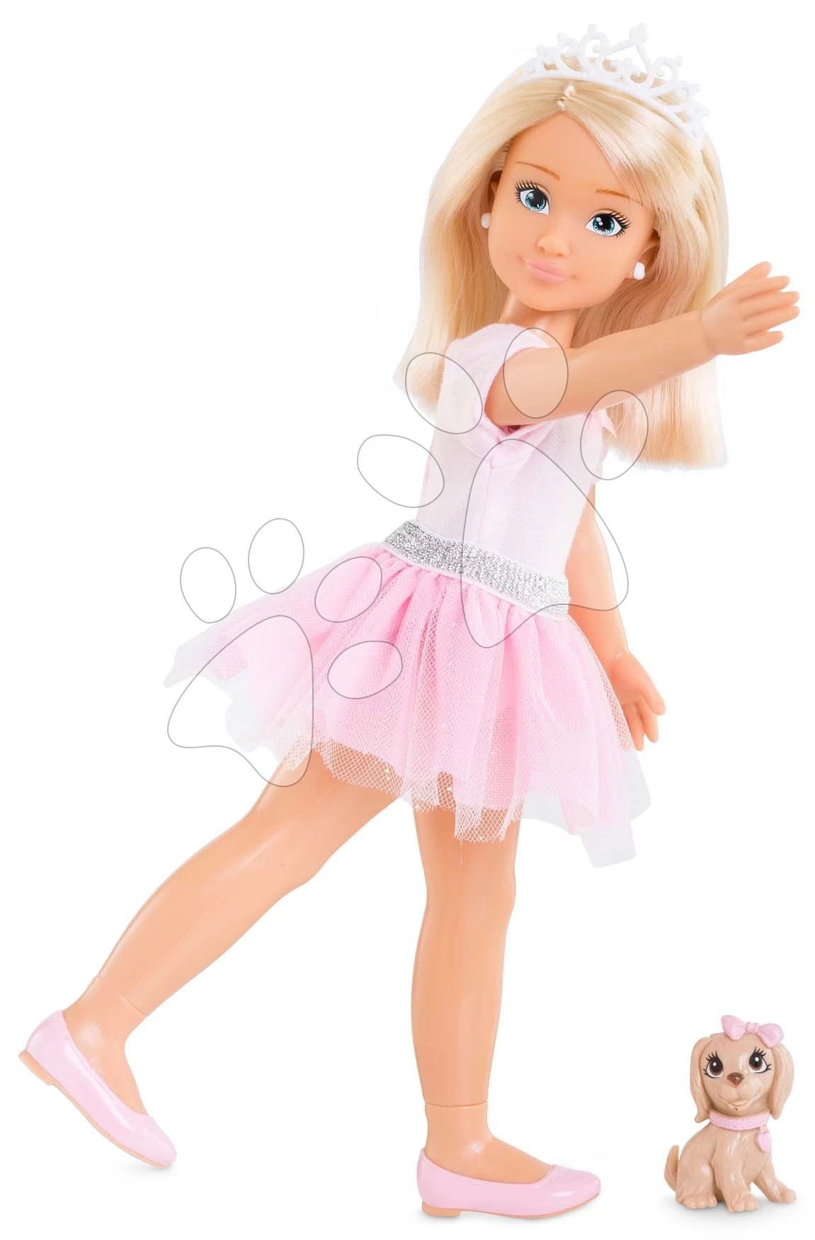 Puppe Valentine Ballerina Set Corolle Girls Mit Langen Blonden Haaren Und Mit Einem Hund 28 Cm 7 Zubehör Ab 4 Jahren CO600010 5 Puppe Valentine Ballerina Set Corolle Girls Mit Langen Blonden Haaren Und Mit Einem Hund 28 Cm 7 Zubehör Ab 4 Jahren CO600010 – Bild 3