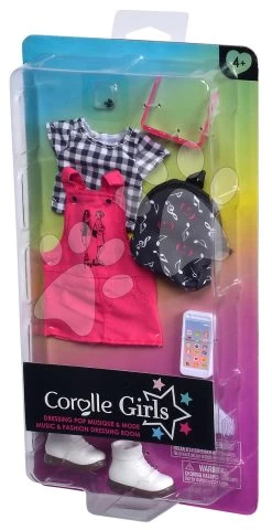 Kleidungsset Pop Music & Fashion Dressing Room Corolle Girls Für Eine 28 Cm Große Puppe, 7 Zubehörteile Ab 4 Jahren CO610020 -Spielzeugpuppen Geschäft 610020 g corolle suprava